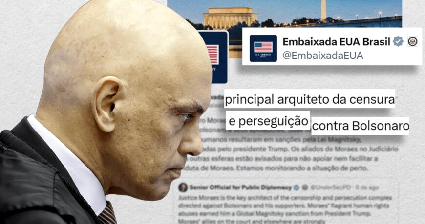 Postagem da embaixada dos EUA pressiona ministros da 1ª turma do STF